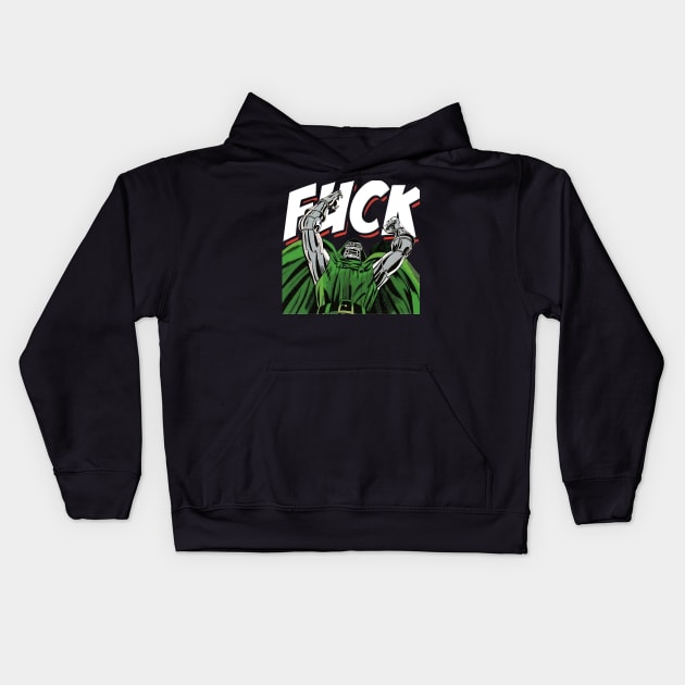 dr doom Kids Hoodie by Darkium